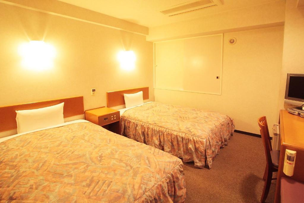 Hotel New Budget Muroran Rum bild